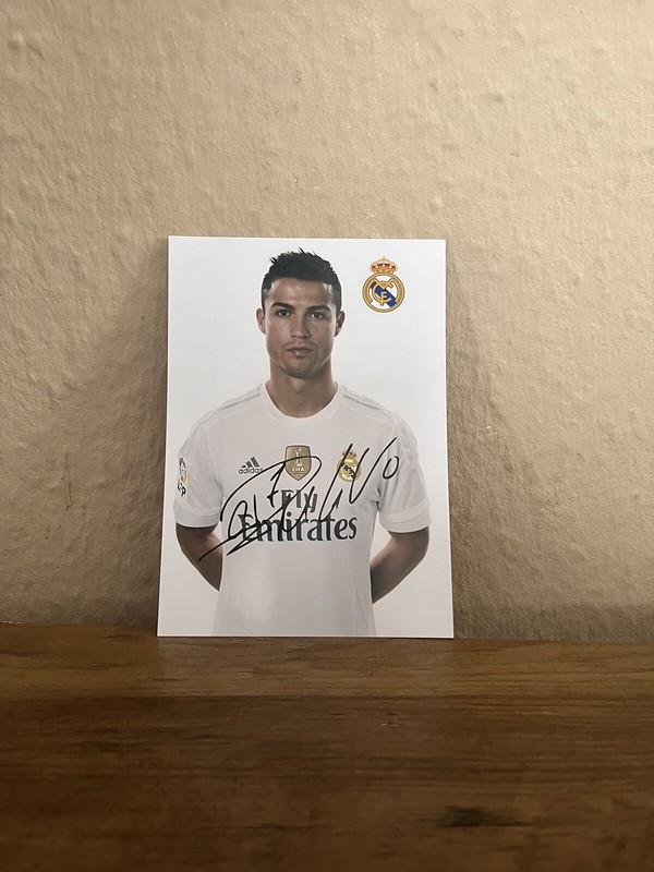 Cristiano Ronaldo Real Madrid - Repro Autogramm 10.5x14.8 - Nr.7
