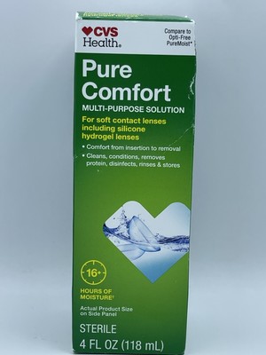 CVS Health, Pure Comfort Multi-Purpose Solution 4 Fl Oz Exp 11/24