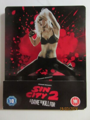 Sin City 2 Blu-Ray Steelbook Zavvi UK J-Card Glossy Finish