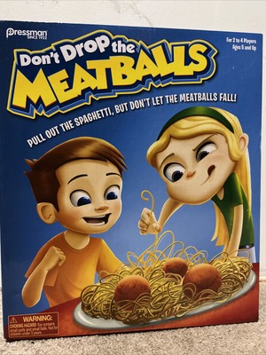 NEW Don't Drop The Meatballs Game By Pressman NEW In BOX Sealed