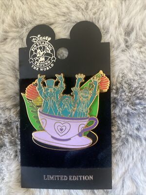 Disney DLR Oogie Boogie's Ghost Walk Pin Event The Mad Tea Party Slider