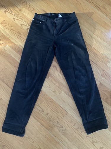 Levi's silverTab Loose Black Denim USA製 levi's silvertab loose jeans black 32x34 | eBay
