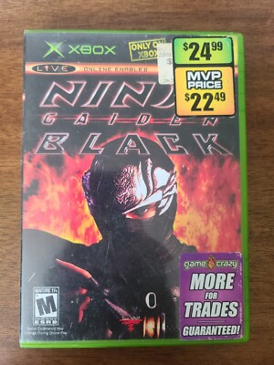Ninja Gaiden Black (Microsoft Xbox, 2005) Complete with Manual - ''Read''