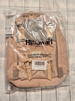 Himawari Women's Backpack Pink Gray New Water Repellent For Travel 