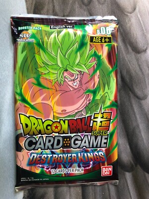 Dragon Ball Super ''Destroyer Kings'' 12-Card Sealed Booster Pack X1