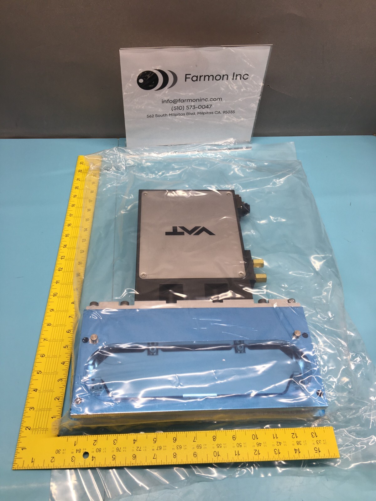 VAT 02010-BA24-1008 SLIT GATE VALVE RECTANGULAR, 123562