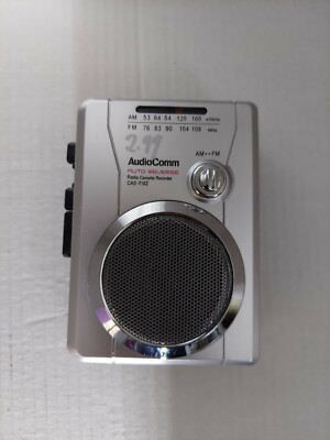 Audio comm cassette recorder radio cas-710z