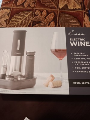 Rabbit 7 Pieces Electric Wine Set New and Sealed Never Opened
