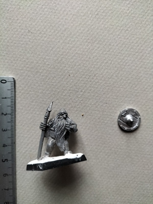 Dwarf  Pikeman  /Westwind Undercoated Metal Miniature M924