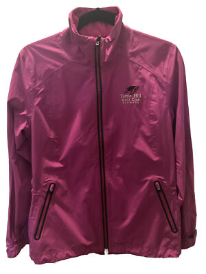 Zero Restriction Tour Series Gortex Turtle Hill Golf Rain Wind Jacket Women s M