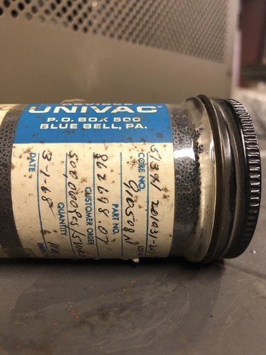 Vintage 1960s computing 100000 pcs memory beads Cores Univac Ferrites RAM NOS