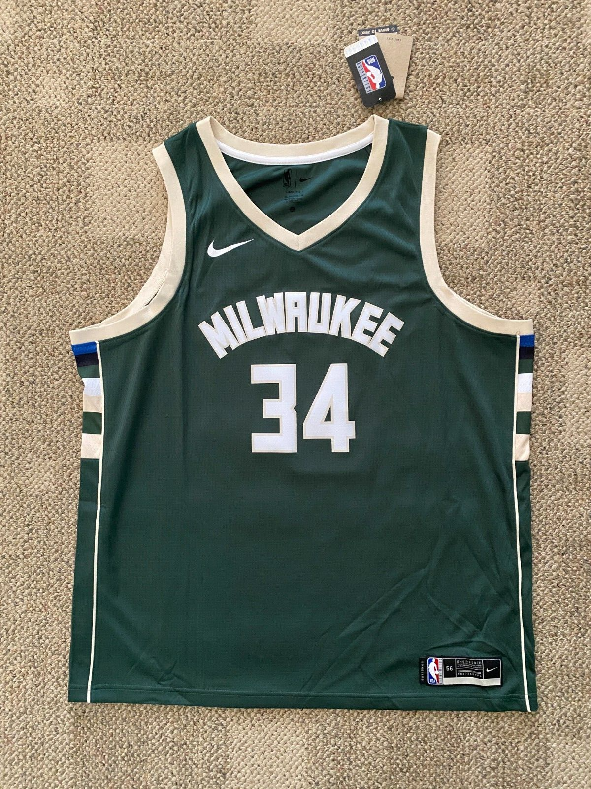Milwaukee Bucks All-Star ユニフォーム 34 Men 2018 All Star 34 Giannis Antetokounmpo Milwaukee Bucks