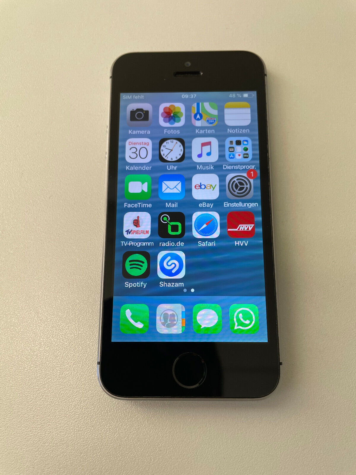 Apple IPhone 5s 16GB Space Grau A1457 Handy OVP iOS 12.5 ME432DN Simlock-frei