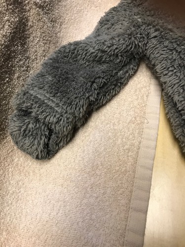 Carter's Size 3 Month One Piece Baby Coat/ Snow Suit With Bear Ears