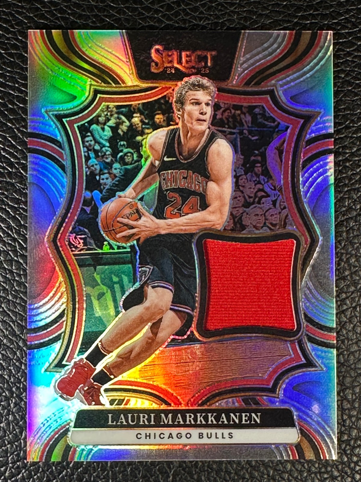 2024 Panini Select Throwback Silver Prizm Lauri Markkanen Jersey