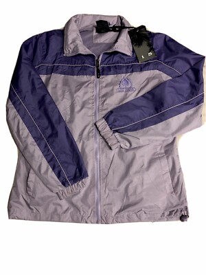 NWT i5 APPAREL Windbreaker Jacket Las Vegas WOMENS Purple COLOR BLOCK M