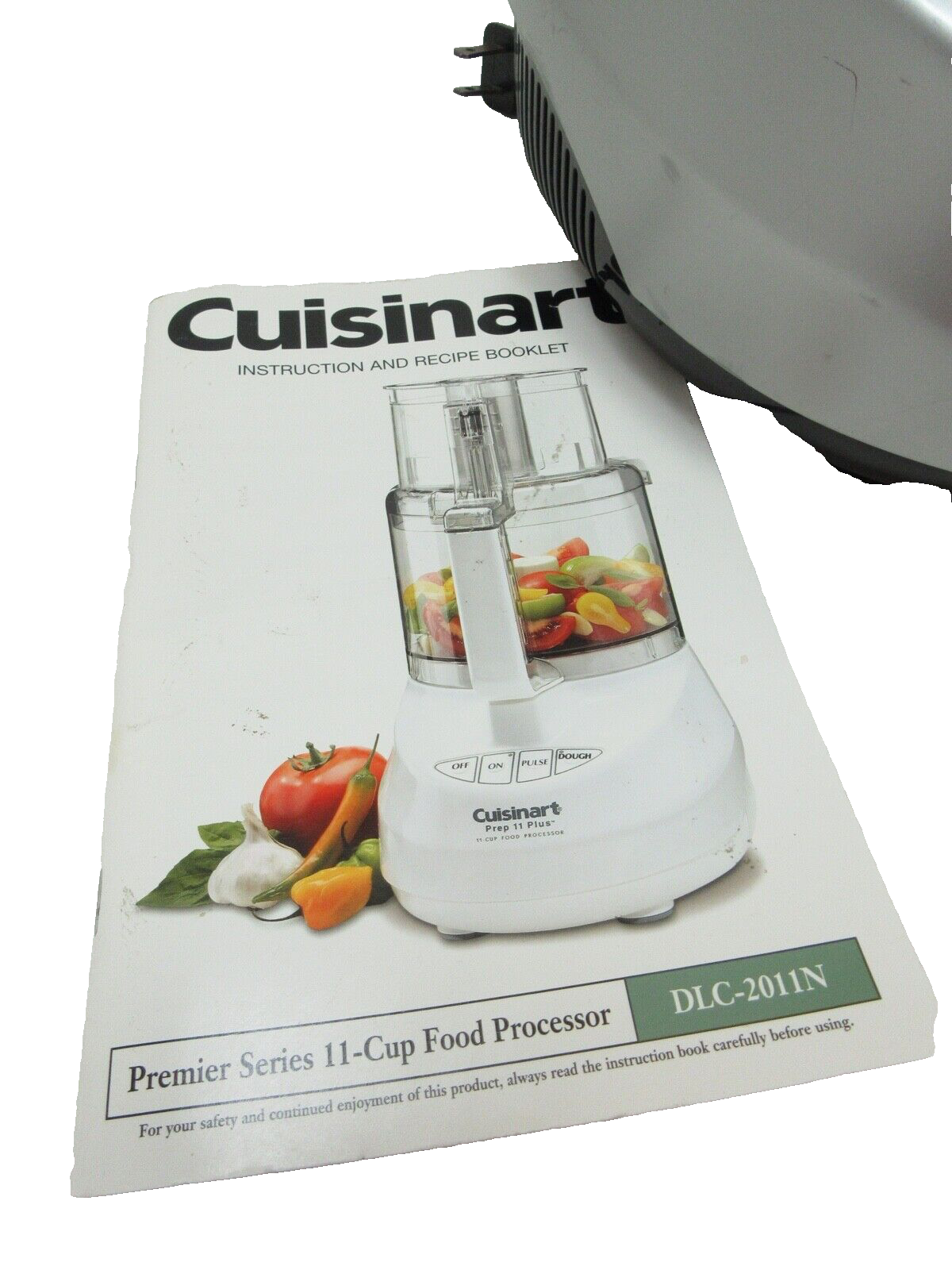 Vtg. CUISINART PREMIER SERIES Prep 11 C. Plus Food Processor w/Manual Works