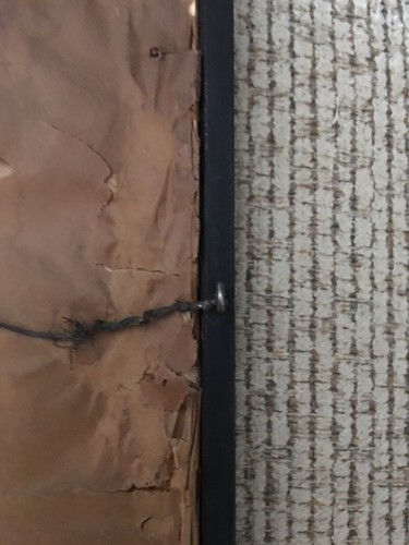 Antique Framed Cross Stitch Sampler Primitive 1933 Horse & Buggy