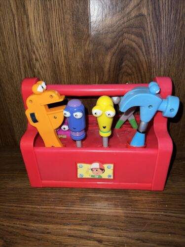 Disney Singing/dancing Handy Manny Tool Box, Missing The Saw.  Tested And Works!