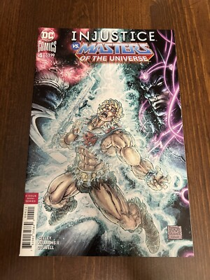 INJUSTICE V MASTERS OF THE UNIVERSE # 4 HEMAN BATMAN 1