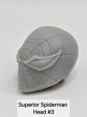 3d Print SUPERIOR SPIDERMAN HEAD #3 1:10 DIAMOND SELECT MCFARLANE DC MULTIVERSE