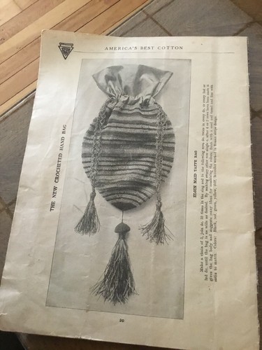 Collingbourne's #12 c.1920 Patterns for Vintage Crochet Edgings & Laces Patterns