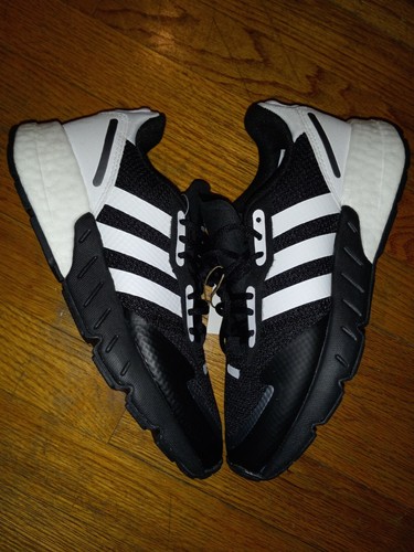 ★adidas/JERSEY★ G58923] NEW KID'S ADIDAS ORIGINALS ZX 1K BOOST J BLACK WHITE