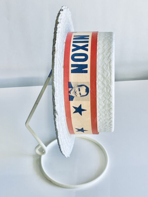 Vintage President Richard Nixon Stars & Stripes Political Campaign Styrofoam Hat