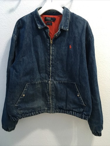 Vintage Polo Ralph Lauren Men's Denim Jacket Blue Size L | eBay