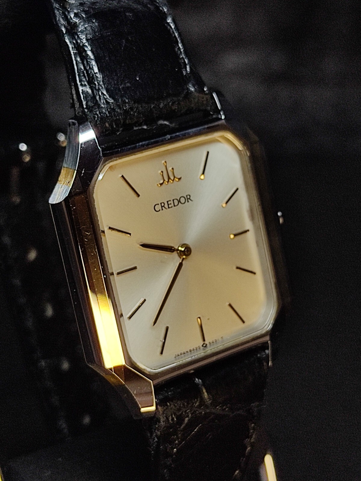 【稼働品】セイコー クレドール 8420-5370 レディース腕時計 SEIKO CREDOR 8420-5370 Silver Dial Quartz Ladies Watch J