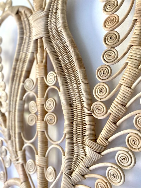 Brand new Double or queen Rattan peacock bed head | Beds | Gumtree Australia Tweed Heads Area ...