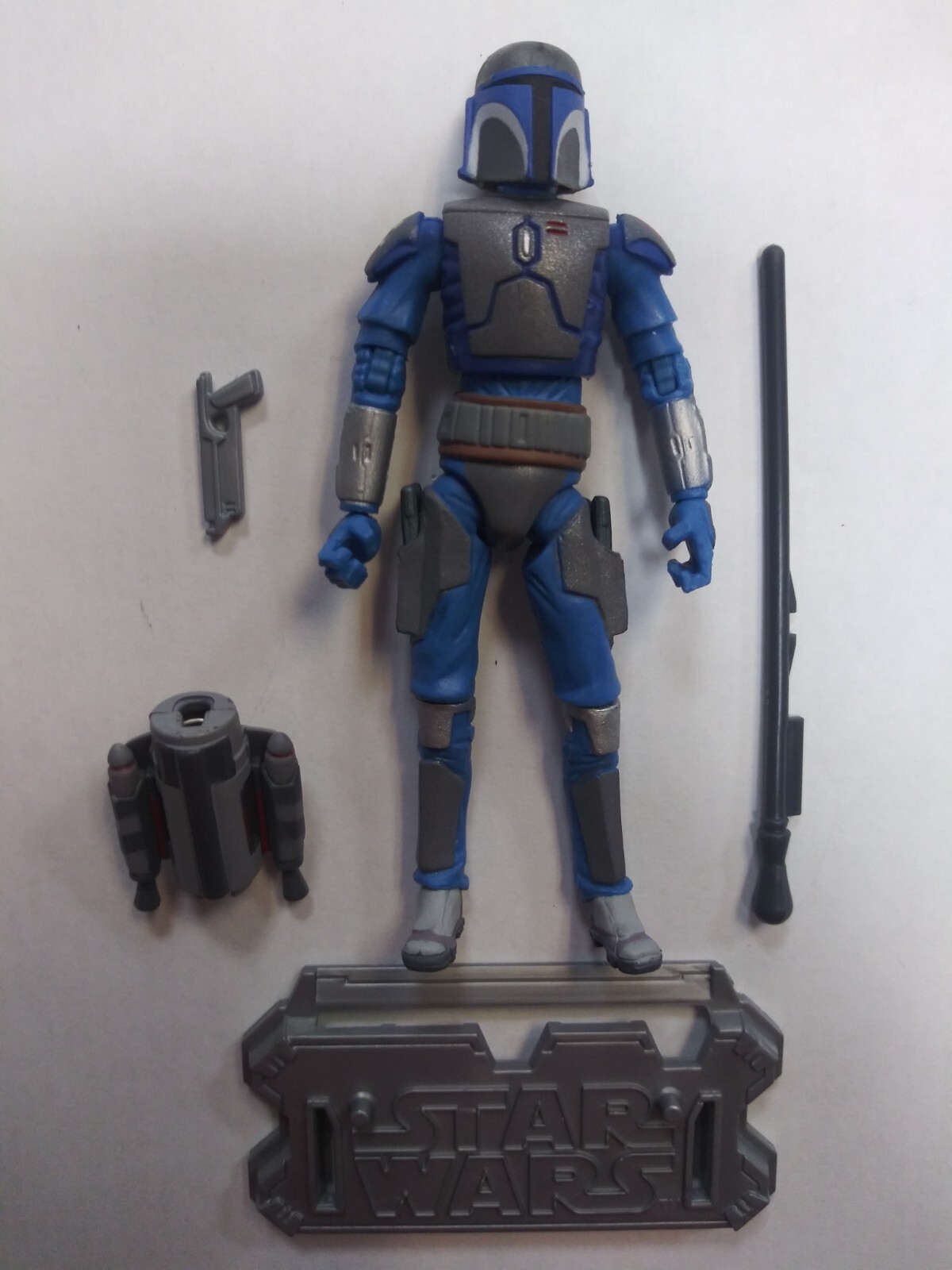 STAR WARS CLONE WARS MANDALORIAN WARRIOR ACTION FIGURE 2010