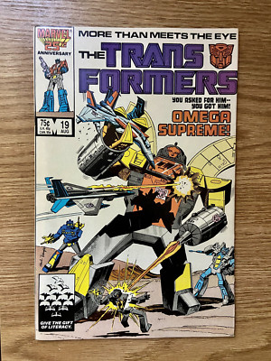 Transformers #19-1986-1st appearance of OMEGA SUPREME-Direct Edition ￼ 