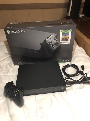 Microsoft Xbox One X 1TB Black Console