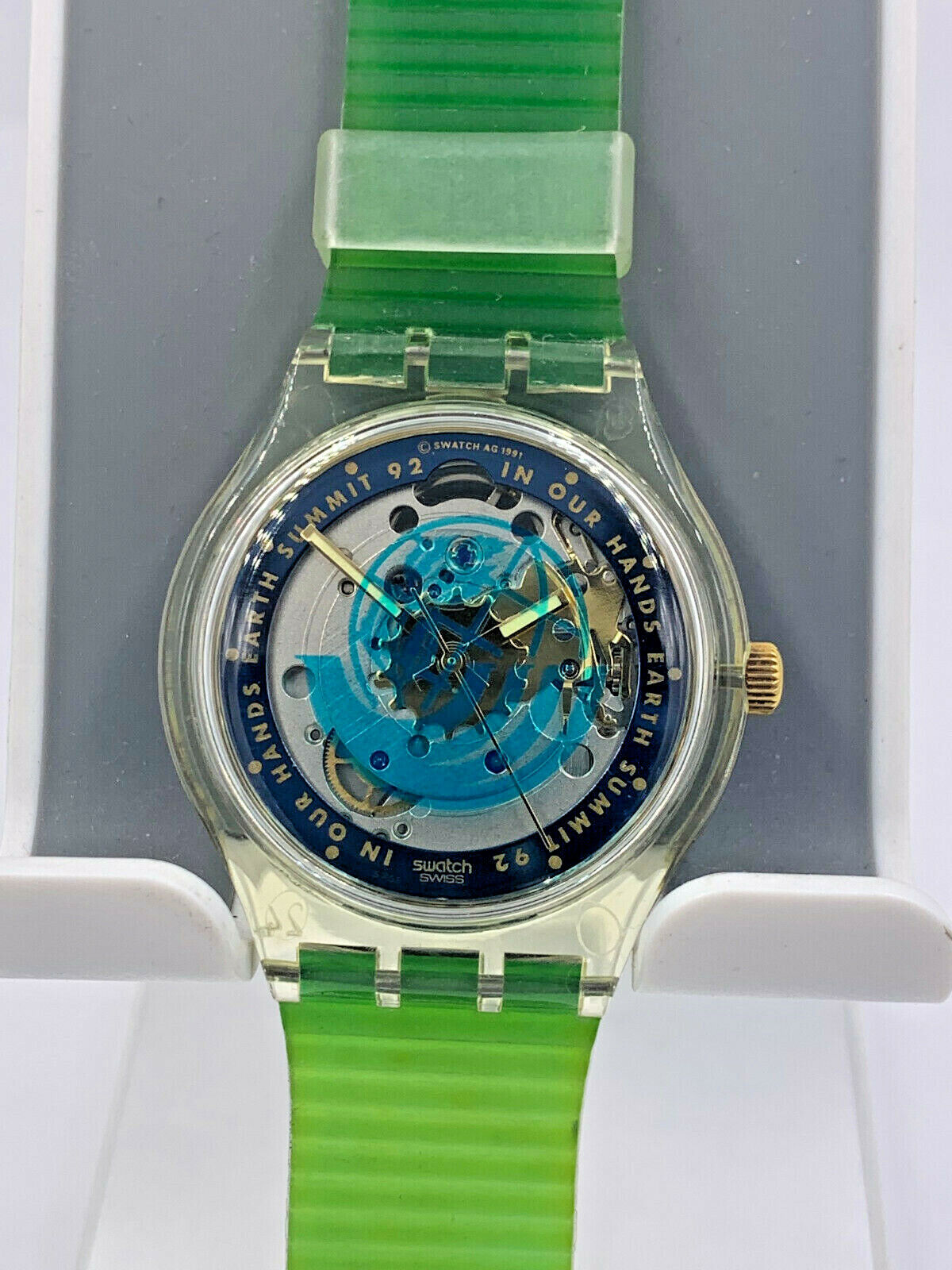Swatch Watch Time to Move SAK102 1992 Automatic Swiss Neon Swatch Watch Time to Move SAK102 1992 Automatic Swiss Neon