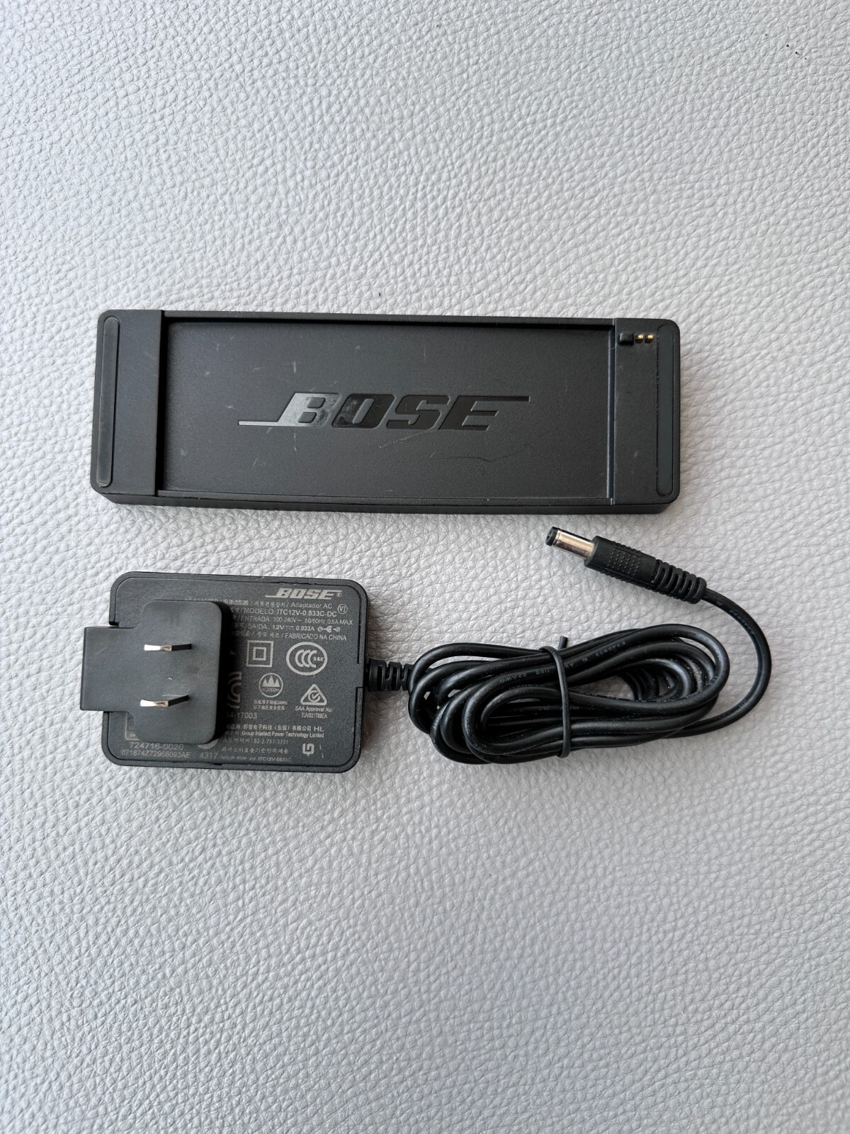 Original Bose SoundLink Mini I Charger & Cradle 12V 0.833A Original Bose SoundLink Mini I Charger & Cradle 12V 0.833A