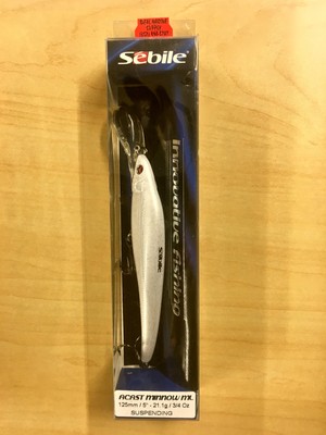 Sebile 5/" Soft Magic Swimmer Lot of 2-Red Perch /& Trout-W//hk. and wgts.