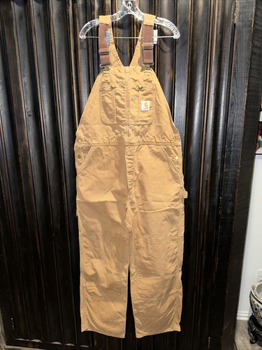 Carhartt Vintage Double Knee Duck Canvas Bib Overalls Men's