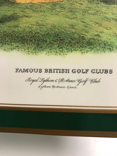 One Pimpernel Placemat Single ROYAL LYTHAM & St Annes GOLF CLUB