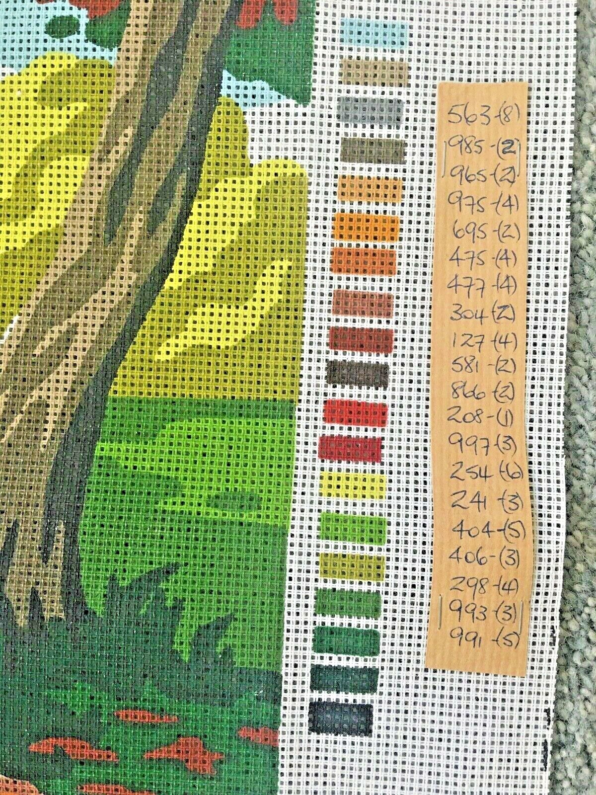 Royal Paris Retour de Chasse Equestrian Hunt Needlepoint Canvas 19 x 29 Sold out