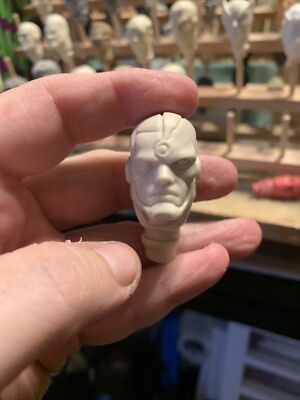 Mego FTC Zica DC Retro Custom JLA Cyborg Head For 8  Figure Size 1/9 V1 Titans