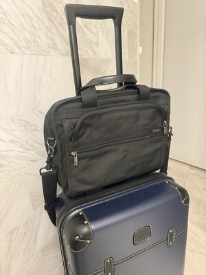 TUMI Alpha 26021D4 14  Expandable Organizer Laptop Briefcase LUGGAGE TOPPER