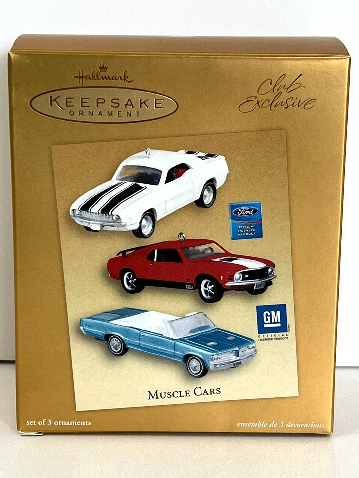 Hallmark 2005 Keepsake~Muscle Cars Club Exclusive Ornaments