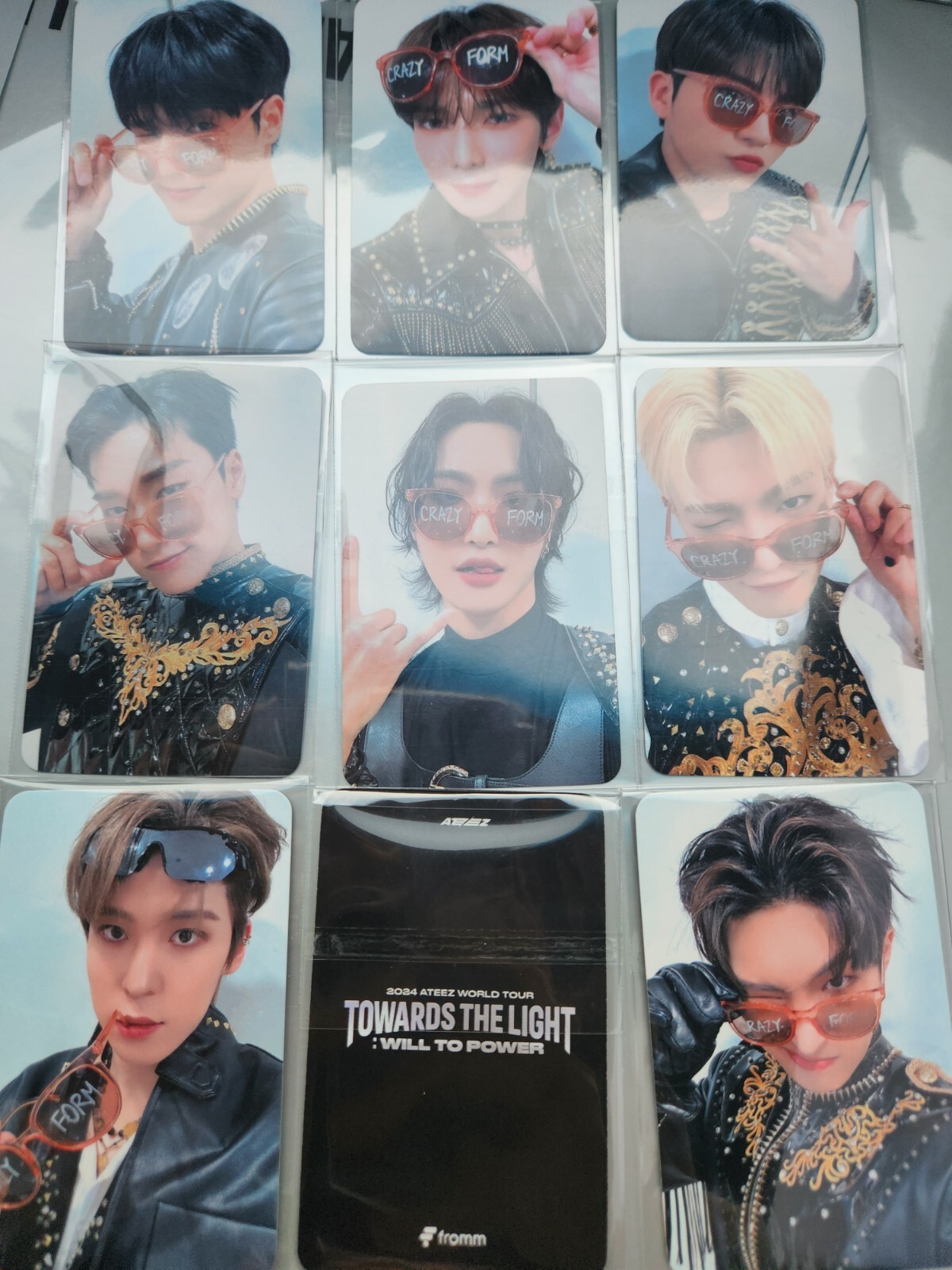 ATEEZ photocard fromm booth TOWARDS THE LIGHT WILL TO POWER 2024 