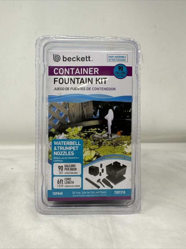 BECKETT CGFK60 Beckett Small Container Fountain Pump Kit NEW