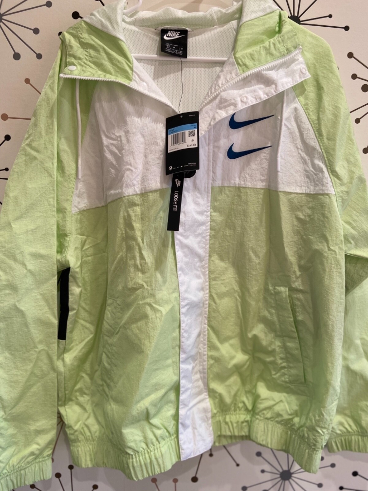 Nike NSW Utility Woven Cargo Hype Hike Jacket GREEN BLACK