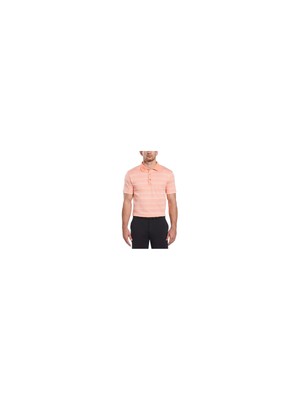 

HYBRID APPAREL Мужская коралловая полосатая влагоотводящая футболка-поло, Коралл, PVKMA009MM