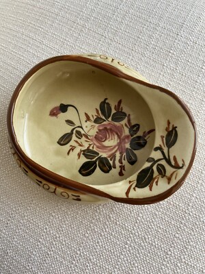 Vintage Ceramic  Japan Hand painted Hat Bowl  5''