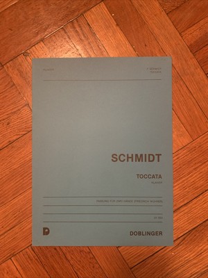 Toccata D Minor Franz Schmidt For Piano Friedrich Wuhrer Classical Music Sheet