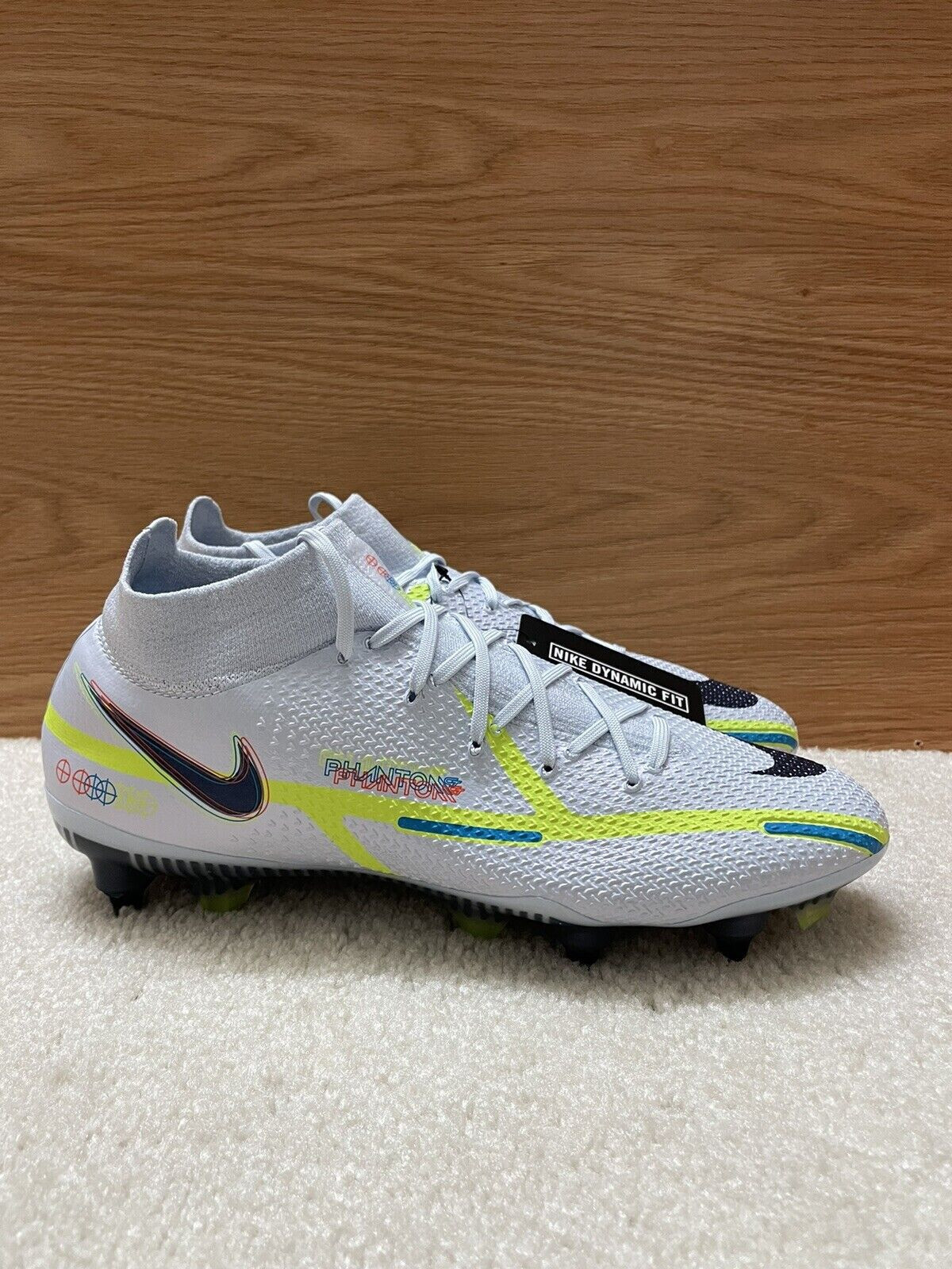 

Мужские кроссовки Nike Phantom GT2 Elite DF SG-Pro AC серо-синие DJ8042-055 размер 11 БОСНИЯ, Синий, Nike Phantom GT2 Elite
